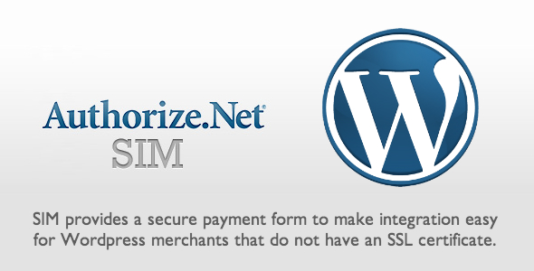 Authorize.net SIM WordPress Plugin